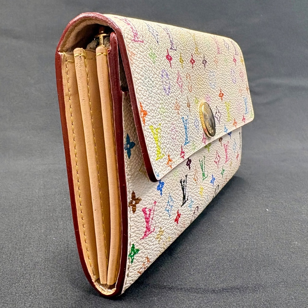 Louis Vuitton Murakami Sarah Wallet Multicolor Monogram Canvas - Picture 8 of 13